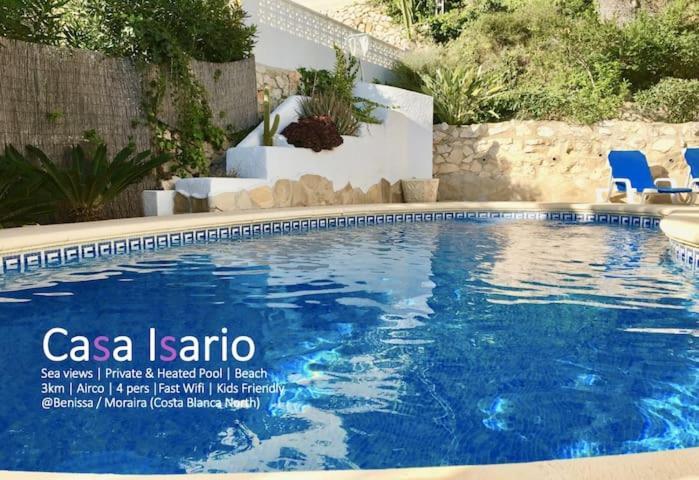 Charming Villa In Montemar With Private, Heated Pool And Sea Views Benissa Εξωτερικό φωτογραφία